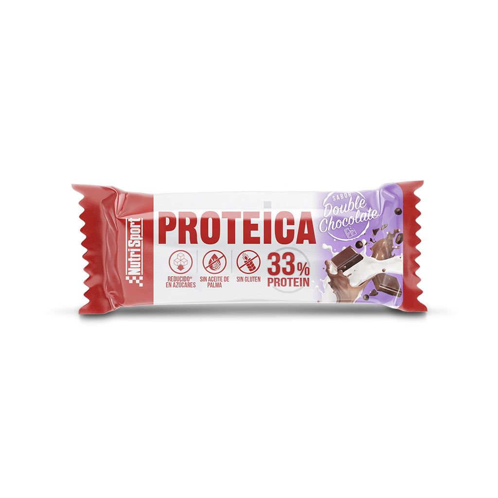 BARRITA PROTEICA DOBLE CHOCOLATE 24b-NUTRISPORT