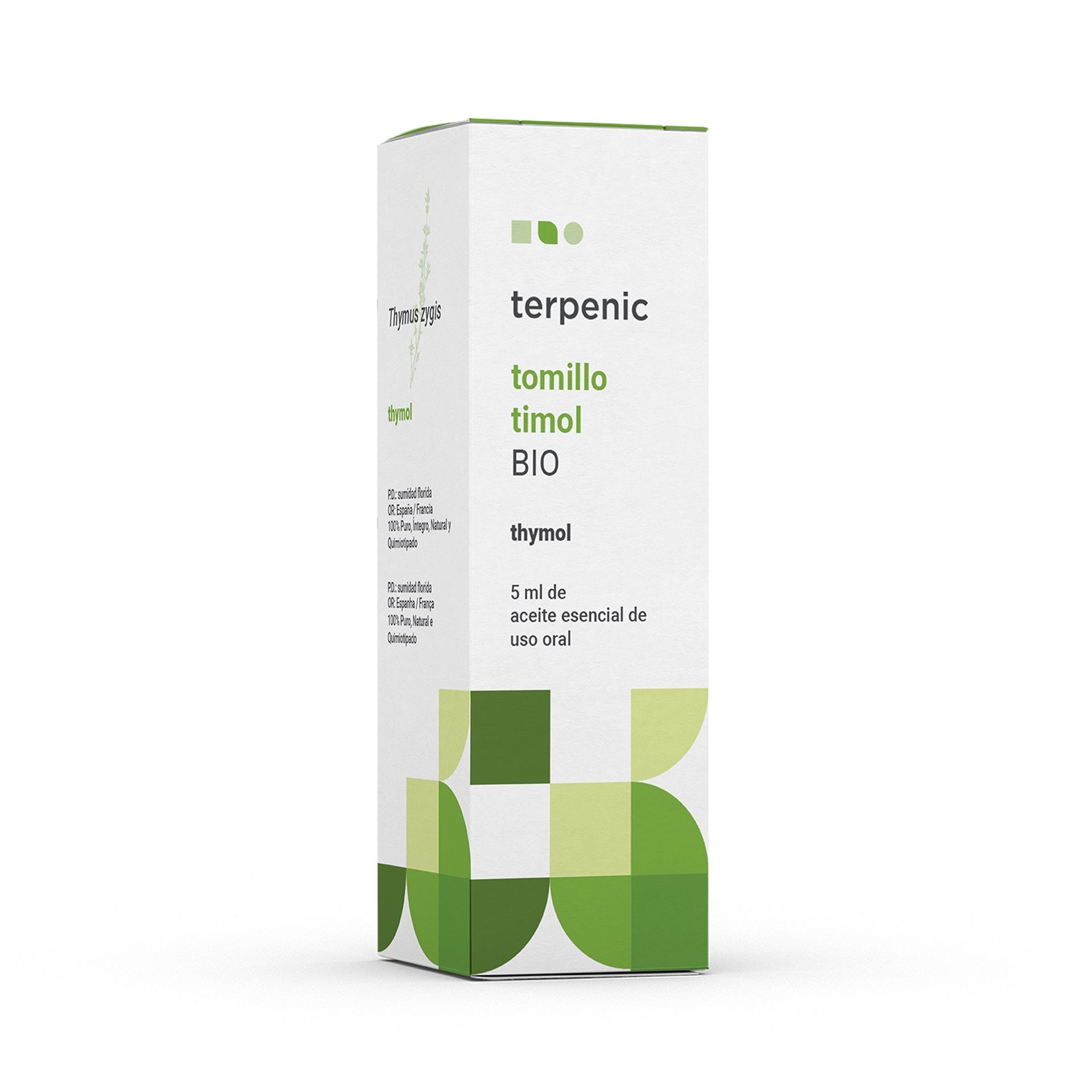 ACEITE ESENCIAL TOMILLO TIMOL BIO 5ml-TERPENIC