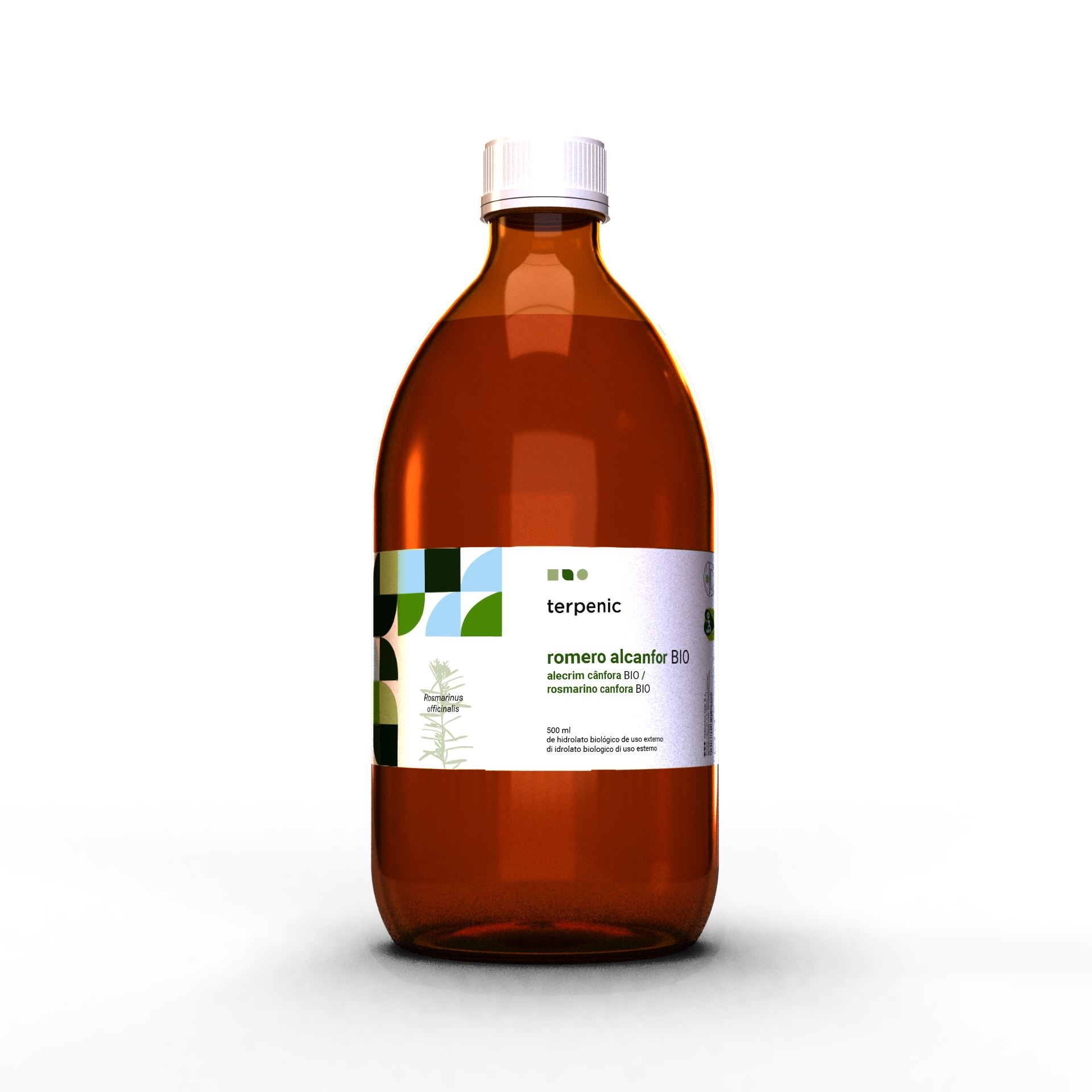 ROMERO ALCANFOR HIDROLATO BIO 500ml-TERPENIC