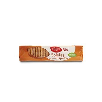 GALLETAS SOLETES DE TRIGO ESPELTA BIO 230gr (U/C 15)-EL GRANERO