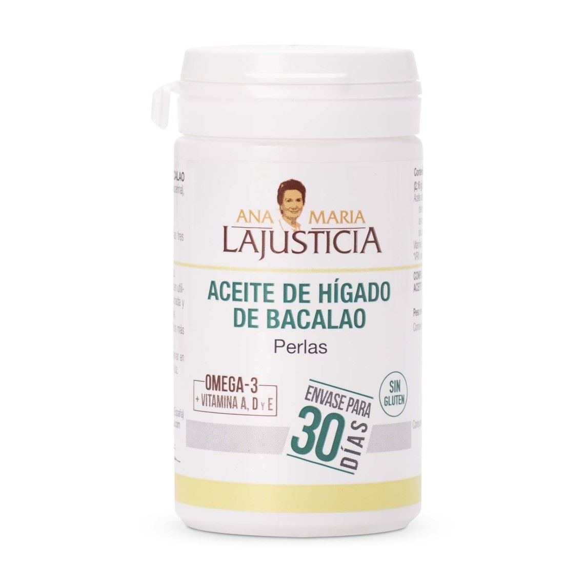 ACEITE HIGADO DE BACALAO + VIT. E 90perlas -ANA MARIA LAJUSTICIA