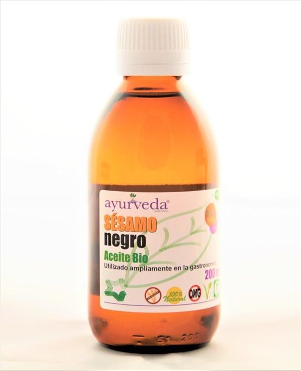 ACEITE SESAMO NEGRO ECO 200ml-AYURVEDA