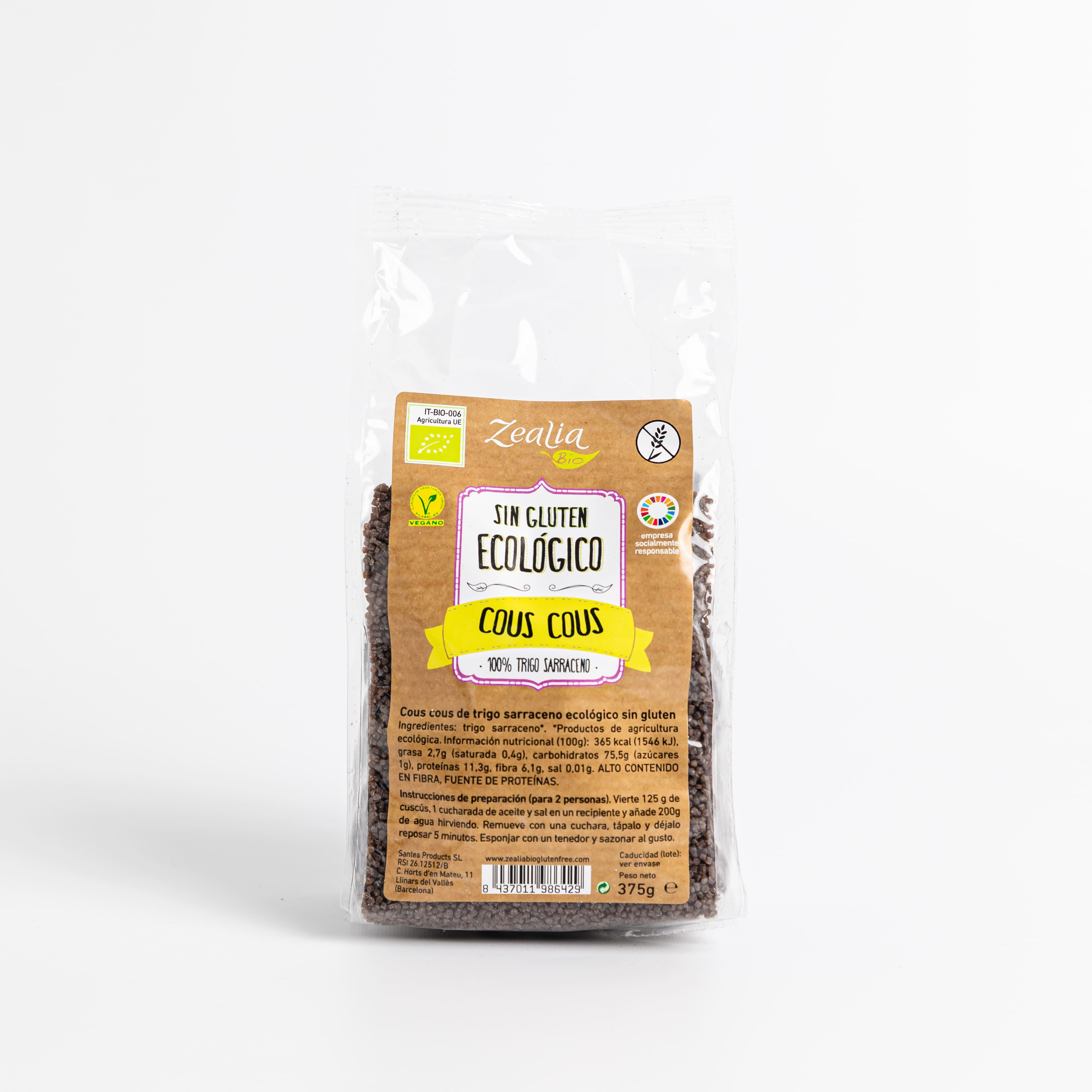 COUSCOUS TRIGO SARRACENO S/G BIO 375gr-ZEALIA