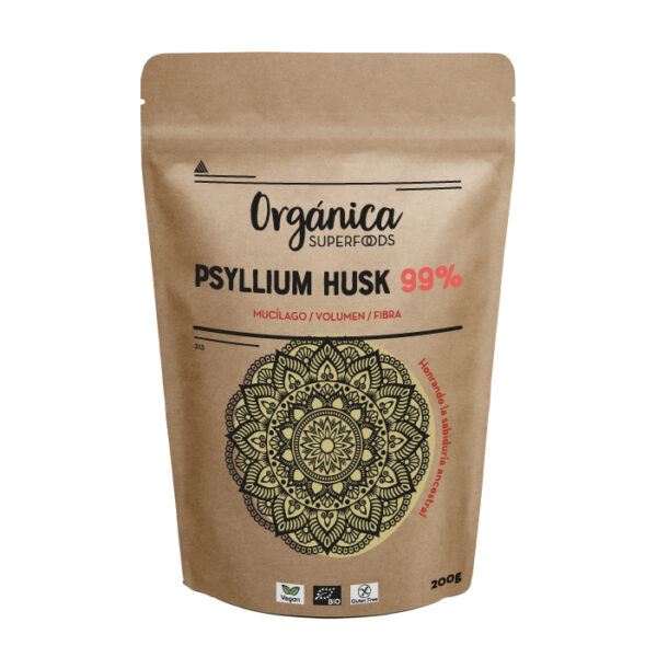 PSYLLIUM HUSK 99% BIO 200gr-ORGÁNICA