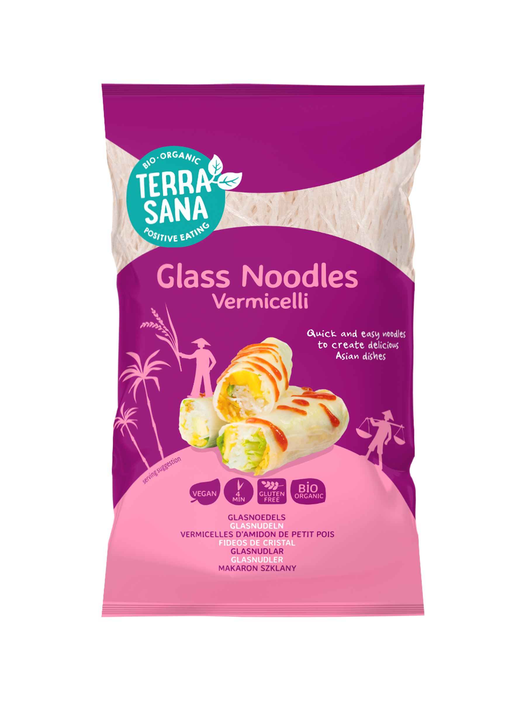 NOODLES CRISTAL VERMICELLI BIO 200gr -TERRASANA